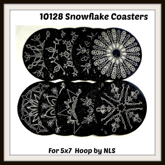 Snowflake Coasters  [5x7]  ATWS10128